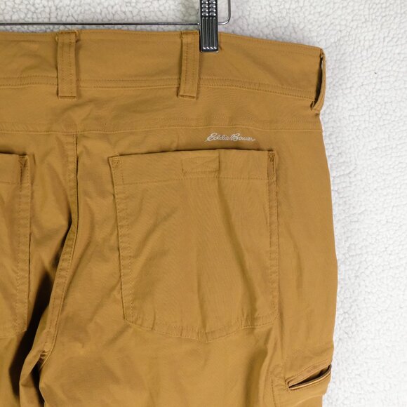 Eddie Buaer First Accent Pants Mens 38X32 Brown Hiking Nylon Lightweight Pockets - Picture 5 of 11